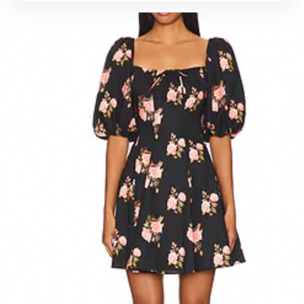 Selkie Night Rose Mini Day Dress MED NWOT - Picture 3 of 9